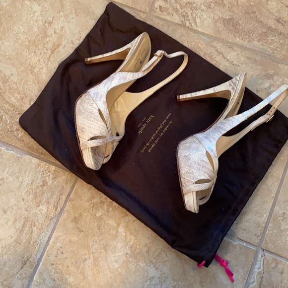 Kate Spade sandals wore a few times, like new - Picture 2 of 3